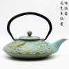 Cast Iron Teapot With Enamel Coating Vintage Style Home Kettle Tea Ceremony 600ml-1000ml Decorative Water Pot