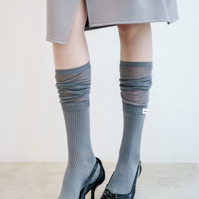 

meminn многослойные гольфы до колена 3 цвета Layer (WH)