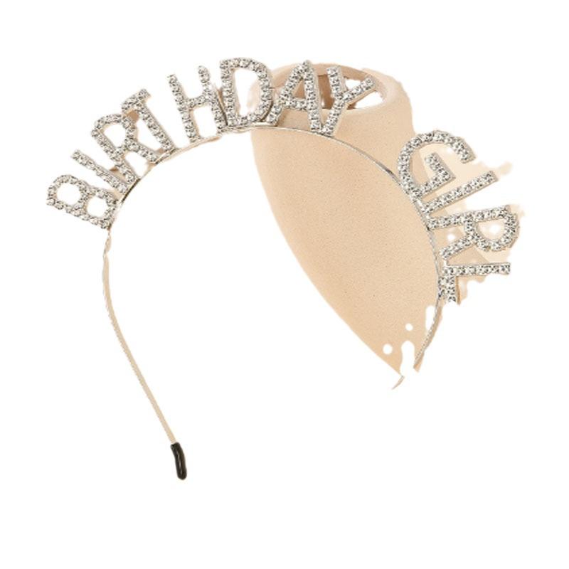 Birthday Queen Rhinestone Headband: Girls' Party Hair Accessory Gift
