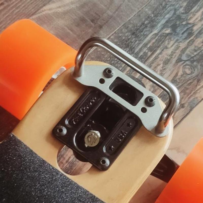 Wear Resistant Electric Skateboard Handle Longboards Carry Handle Stainless Steel Widened Skate Handle Replacement