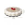 Creamy Dried Fruit Dessert Tray Storage Box with Lid Candy Tray European Fruit Tray Light Luxury High-end Sense