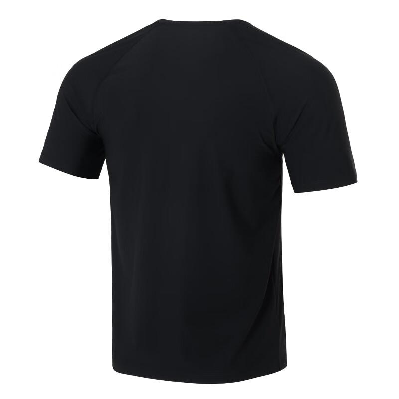 Skechers Fashion Sports Series Comfortable Breathable Casual Running Training Short Sleeve T-Shirt Unisex Tops Black P224U046-03K8