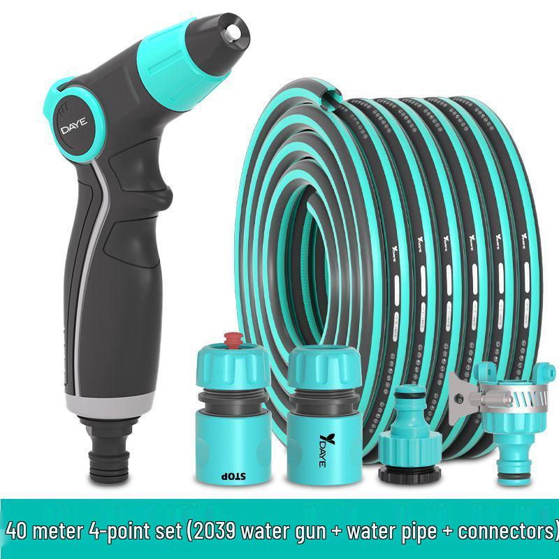 Multifunktionale Hochdruck-Wasserpistole: Waschbürsten- und Gartenschlauch-Düse