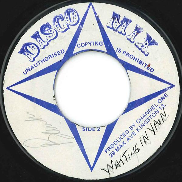 

7inch Record LEROY SMART Waiting In Vain NONE Disco Mix 1977 Jamaica Reggae Ska Dub Used