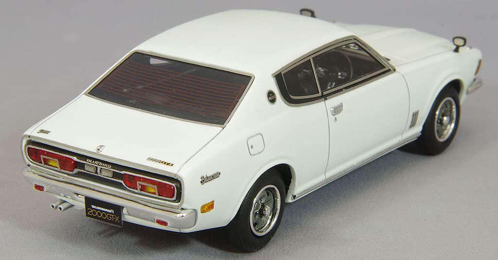 ENIF Nissan Bluebird U 2000GTX Hardtop 1974 Finished ENIF0071 1/43 2-door Model, White, Product,