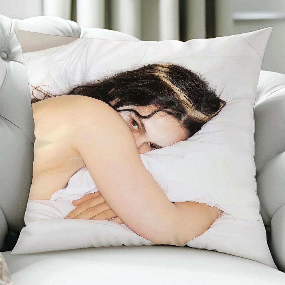 Singer R-Rosalia L-Lux cushion cover Birthday Anniversary Gifts Double Sided Printed Zipper Cushion Cover Soft Skin Bedding