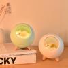 Casa de gato fofa USB com toque escurecimento LED luz noturna para quarto de criança e bebê, casa moderna para estudo interno, decoração de cabeceira, lâmpada de presente criativa