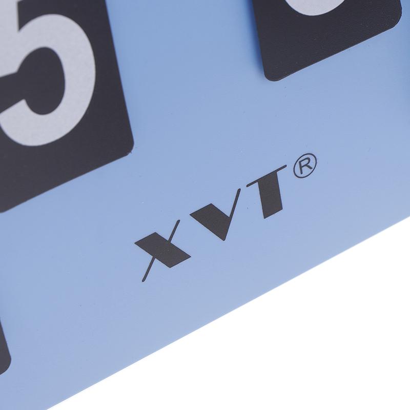 Xvt Αδιάβροχος Σκληρός Πλαστικός Πίνακας Σκορ Πινγκ Πονγκ Ένδειξη Σκορ Φορητός Επιτραπέζιος Αναδιπλούμενος Πίνακας Σκορ