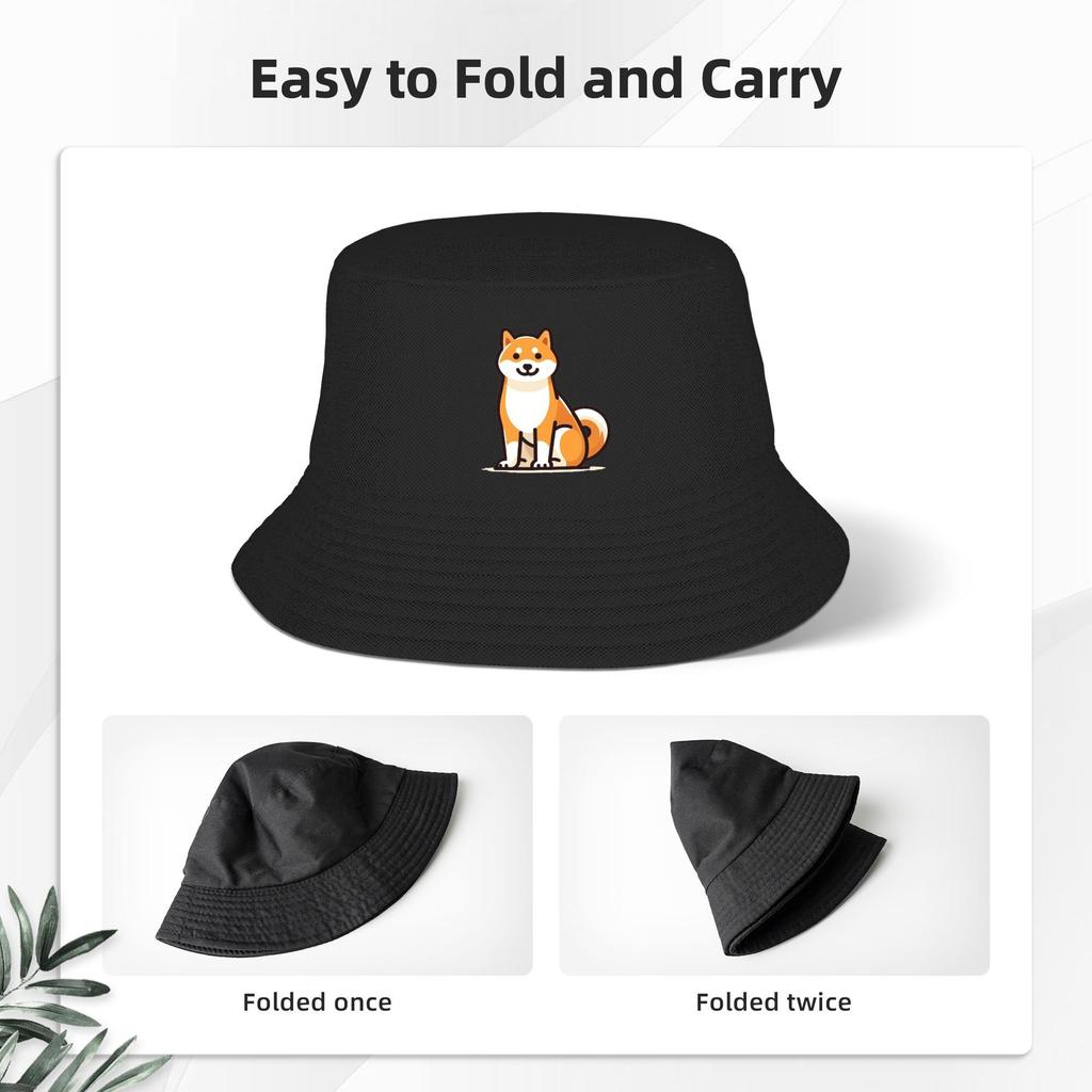 Shiba Inu Una Guida Completa Cappello a Secchiello Panama Cappelli a Tesa Corta Outdoor Hip Hop Autunno Per Estate Spiaggia Pesca Unisex Cappelli da Pescatore