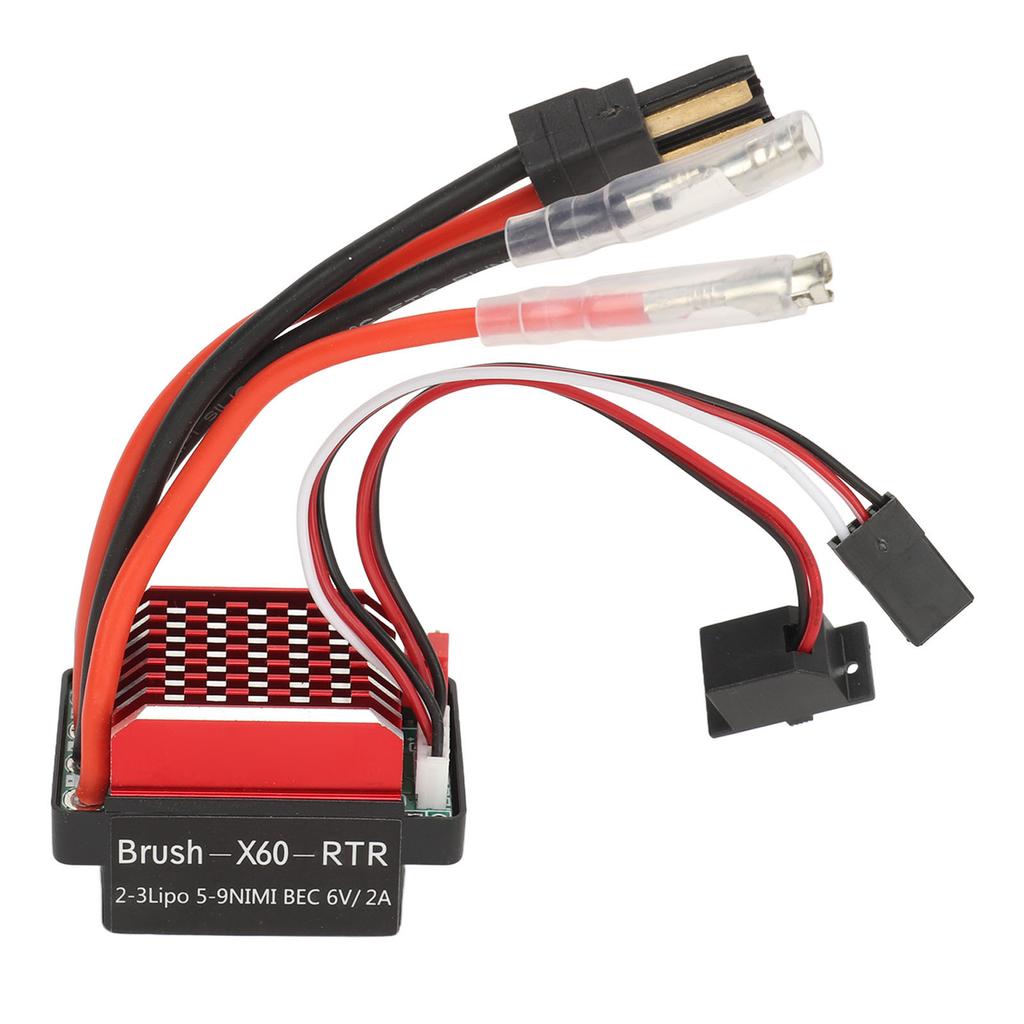 Brushed ESC Bidirectional 320A with Brake Brushed Electronic Speed Controller for 110 RC Car Boat