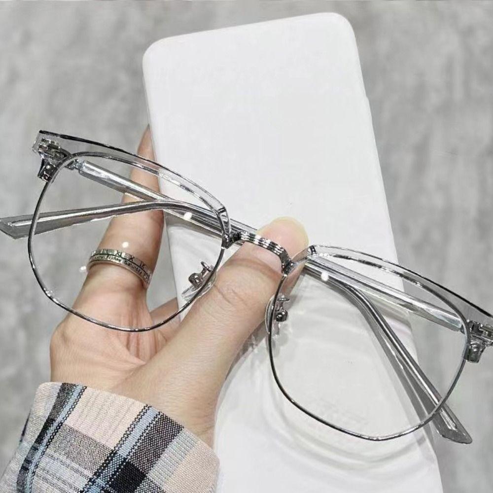 Anti-Glare Reading Glasses Clear Lens Anti Blue Light Glasses Computer Eyeglass  Female/Male
