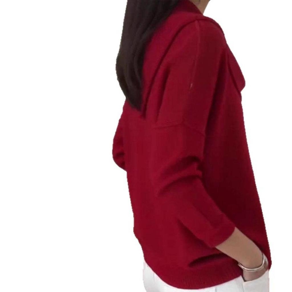 Women Sweater, Long Sleeve ,Solid Color Knitwear ,Casual Tops ,Autumn Winter Fashion Clothing