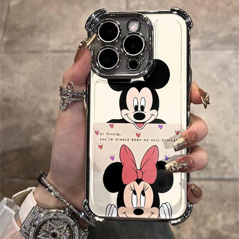 Painted cartoon suitable for Huawei Nova14 four-corner anti-drop mobile phone case Honor X9D Minnie Mickey X7D protective case