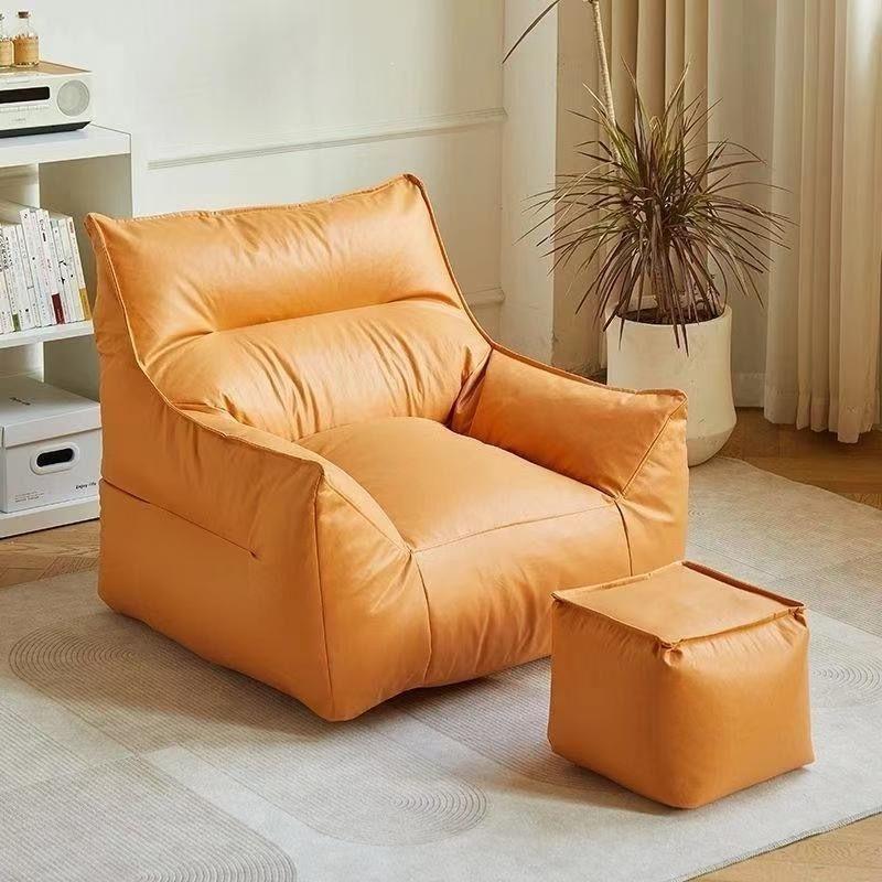 Comfortable Lazy Sofa: Convertible Single Bean Bag for Living Room or Balcony