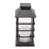 2Pcs Solar Hanging Lantern Candle Design LED Solar Outdoor Light Decor for Pathway Yard Lawn