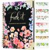 Monthly Planner. Fun To Do List Planner Notebook. Daily Journal Notepad With Lines And Undated Checklist For Women.