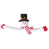 Holiday Christmas Decoration Buckle Man & Snowman Shape Velcro Curtain Buckle for Home Christmas Window Curtain Fixing Decorative Use