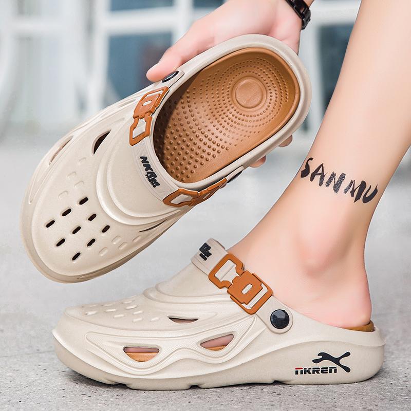 Grote Heren Zomer Buitensporten Strand Schoenen Sandalen Pantoffels Koppel's Huis Anti-Slip Buiten Vrijetijds Sandalen