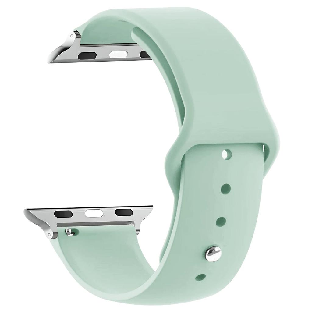 Banda din silicon pentru curea Apple Watch 44mm 45mm 40mm 41mm 42-38mm 45mm bratara sport iwatch seria 8 7 6 5 4 3 SE 9 Ultra 2 49mm