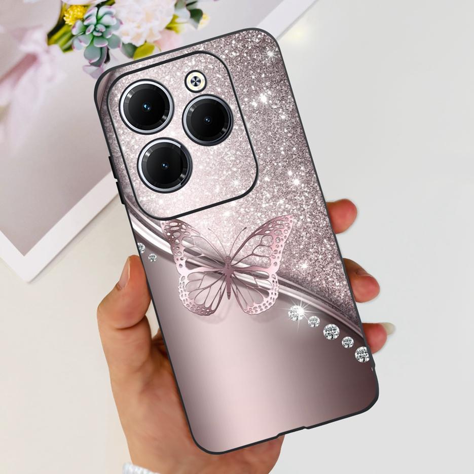 For Infinix Hot 40 Pro Case X6837 Cute Fashion Cover Soft Silicone Phone Case For Infinix Hot 40i Hot40 Pro Hot40i Fundas Bumper