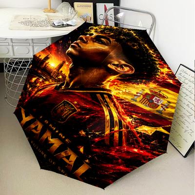 Spain's Ya-mal Celebration Umbrella 8-Frame for Travel, Camping, Casual Lightweight Portable Umbrella, Essential for Every Family Holidays Gift