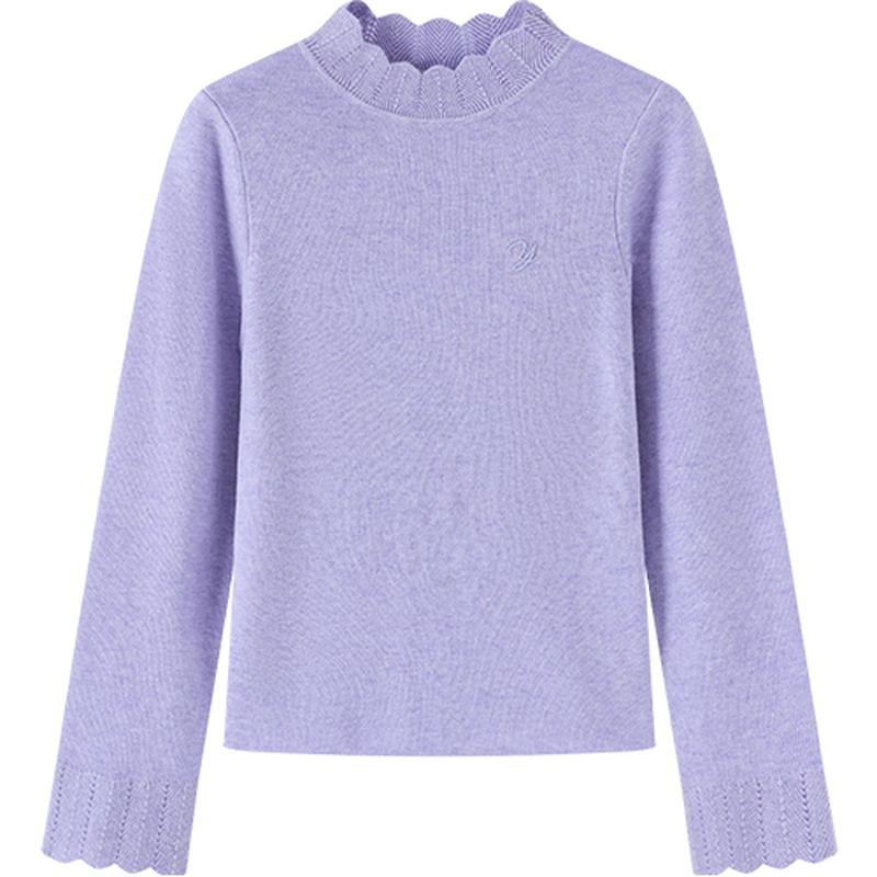 YEEHOO Girls  Wool Blend Warm Turtleneck Sweater 130