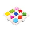 Kid Toys Wooden 3D Puzzles Geometry Shape Plate Colorful Educational Toy Brain Game Montessori Toys Educational For Children