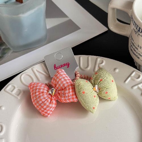 Spring New Style Mesh Bow Rose Hairpin Hairpin French High-end Girl Hairpin Wild Broken Hair Side Clip