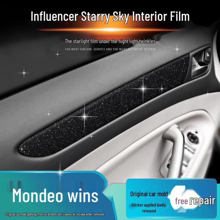 Starry Sky Matte Film for 07-13 Mondeo Interior Modification - Damage-Free Replacement