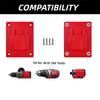 10PCS Universal Tool Holder and Battery Organizers Suitable for Series with Secure Mounting and Plastic Construction