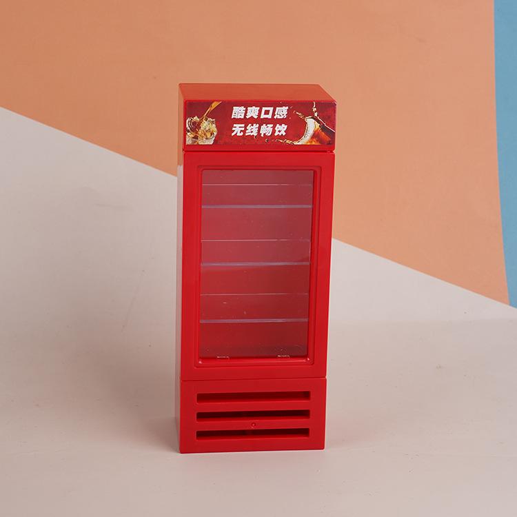 Cute Simulation Mini Refrigerator Freezer Doll House 1:12 Kitchen Miniature Ornament Children'S Play House Toys