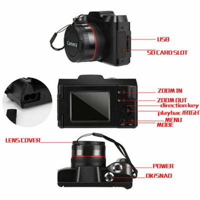 LANLE Digital Full HD 16x Digitalkamera Professioneller Video-Camcorder Vlogging-Kamera