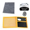 Filter Set For VW POLO V 6R1 2009 SEAT IBIZA 6J SKODA FABIA 542 545 1400cc Engine Interior Cabin Air Oil Filter Kit Accessories