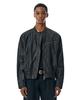 Secondmono Coated Nylon Zip Jacket [Black]_Sejk034Black
