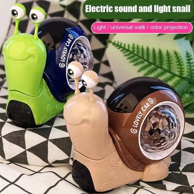 Fascinating Multi-directional Snail Toy With Lights Sound And Projection For Kids