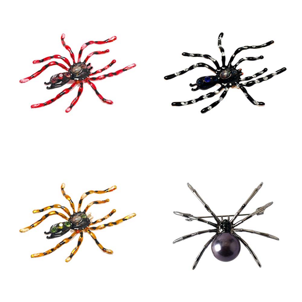 Bag Ornament Big Spider Badge Clothes Backpack Poisonous Spider Brooches  Trousers