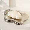 Ceramic Cloud Soap Dish Holder Drain Portable Home Bathroom el Soap Box Tray Bathroom Accessories Crafts Gift