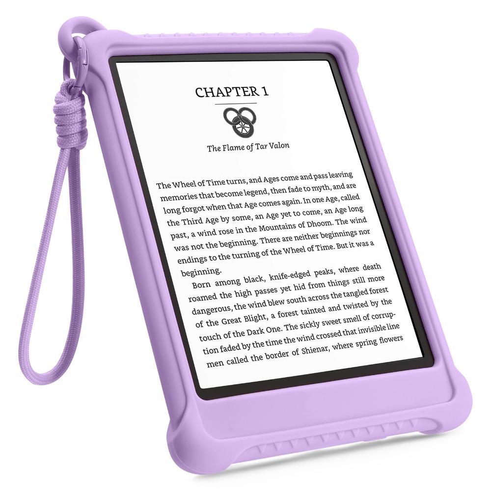Silicone Cover Soft Case for Kindle Paperwhite 5 (11th Generation) 2021 6.8 inch Daily Protection фиолетовый