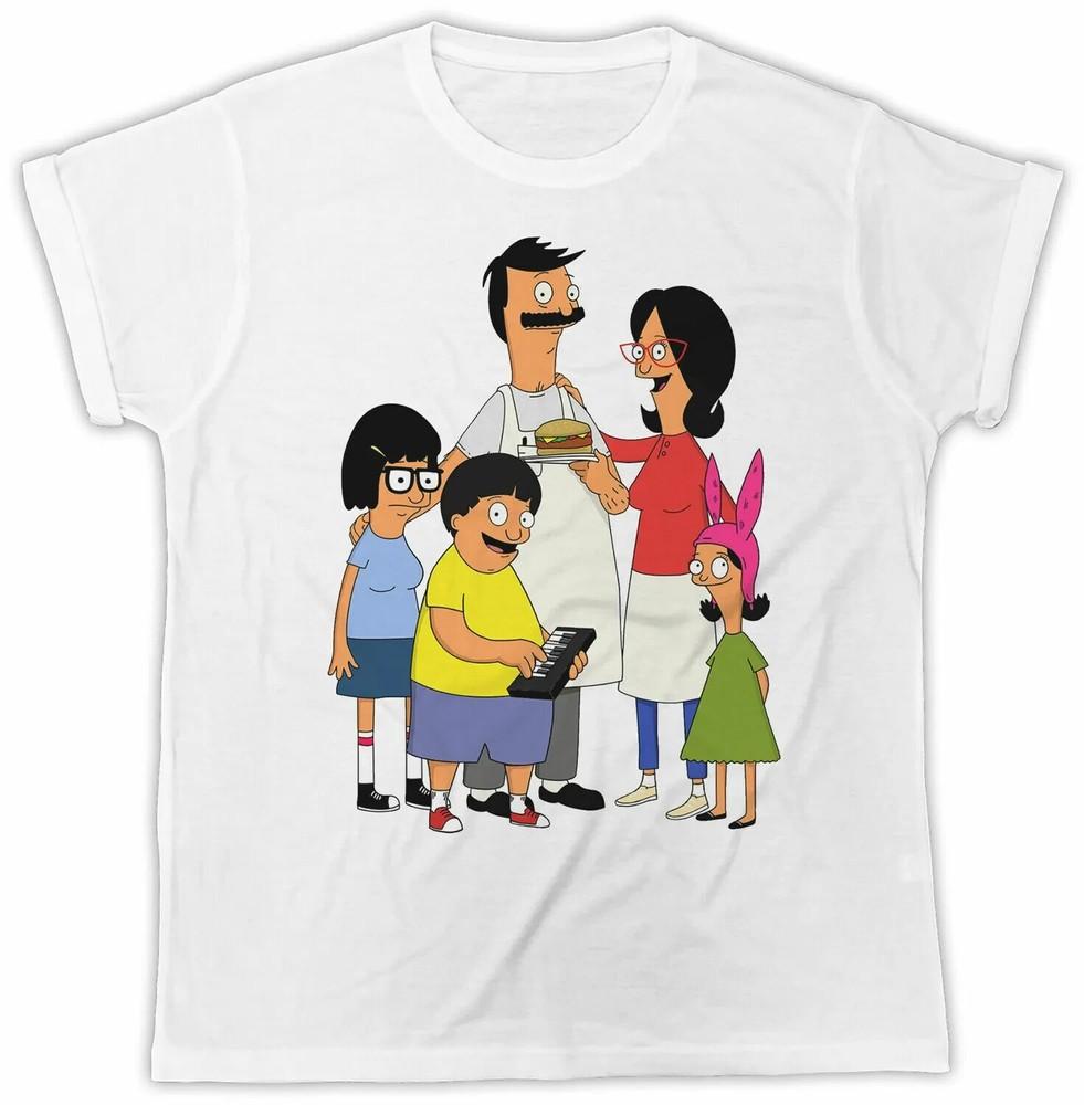 BOB S BURGERS T-Shirt Retro Cool Gift Tee Cartoon Funny TV UK Unisex T-Shirt L