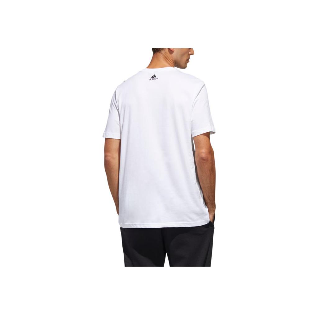 adidas MH GFX T BOS Casual Sports Short Sleeve T-shirt Men Tops White GH4420
