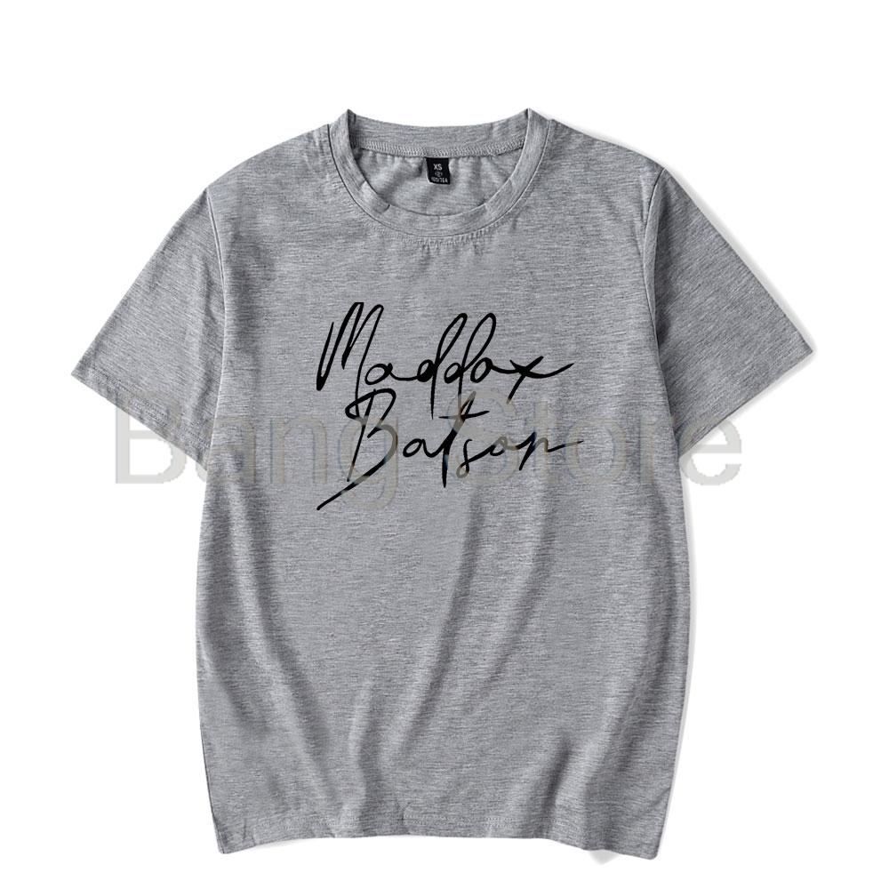 Maddox Batson Merch Short Sleeve Tee Women Unisex Crewneck Fashion Tshirt Unisex Tops