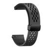 Compatible Magnetic Buckle Silicone Watch Strap for Huawei Watch GT6 Pro 46mm - Breathable Design