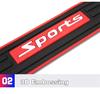 4PCS Universal Rubber Car Door Scuff Sill Cover Panel Step Protector Bumper Corner Protector