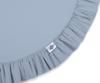 Play mat with ruffles - dirty blue