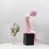 Nordic Bubble-Blowing Girl Sculpture - Modern Light Luxury Decor for Children's Room & Entrance Hall