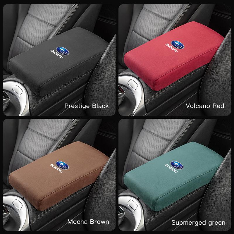 Car Armrest Mats Memory Foam Arm Rest Cushion For Subaru STI Impreza Outback Legacy Forester WRX BRZ Levorg Ascent Exiga Tribeca PP444