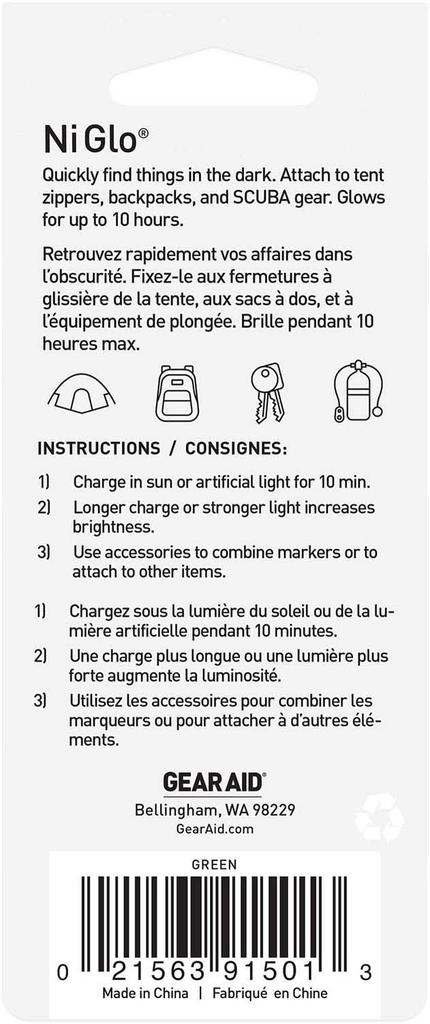Gear Aid Outdoor Luminous Accessories Nyglow Dragon Clean 12653