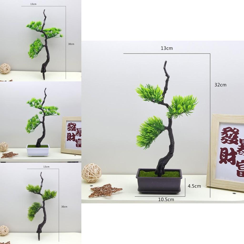 Plastik-Künstliche Kiefer Baum Landschaftszubehör Für Hausgarten- und Bürodekoration