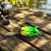 3cm 3g Mini Broască Momeală Moale Atrăgătoare Broască Artificială Atrăgătoare Pescuit Broască Moale pentru Pescuit Bass Atrăgătoare Broască Topwater cu Coadă cu Paletă