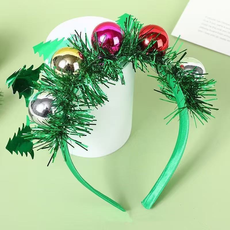 Hot Selling Alien Headband Silver Green Headband Martian Head Wrap Buckle Tiara